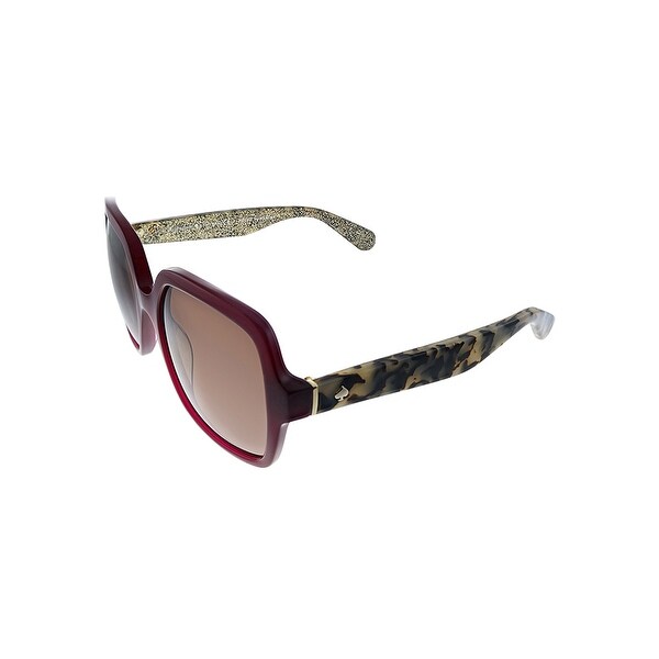 Kate Spade KS Katelee/S S2O Womens Burgundy Frame Brown Gradient Lens Sunglasses. Opens flyout.