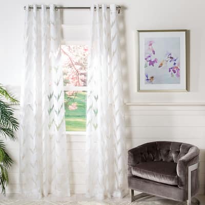 SAFAVIEH Zorina Sheer Window Curtain Panel