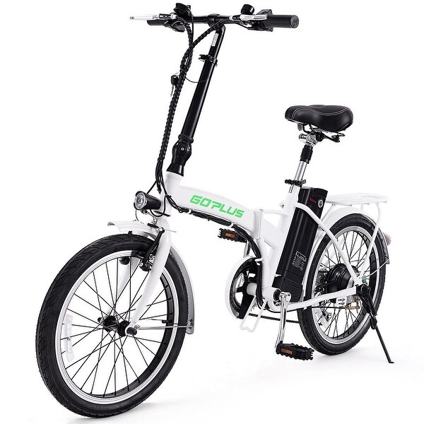 Shop Goplus 20'' 250W Folding Electric Mountain Bicycle EBike Speed