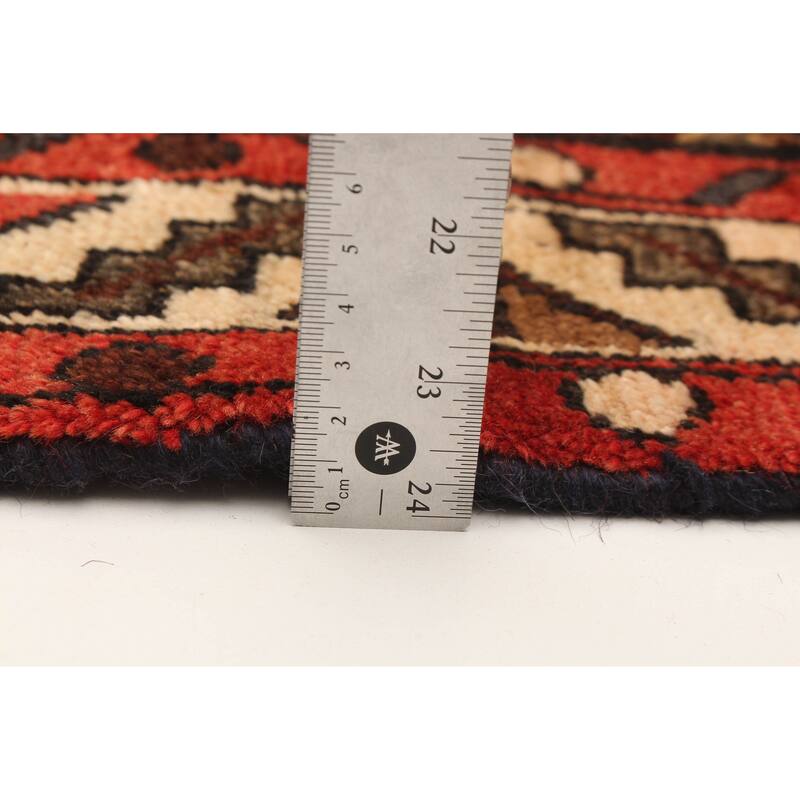ECARPETGALLERY Hand-knotted Andelz Black Wool Rug - 3'5 x 9'9