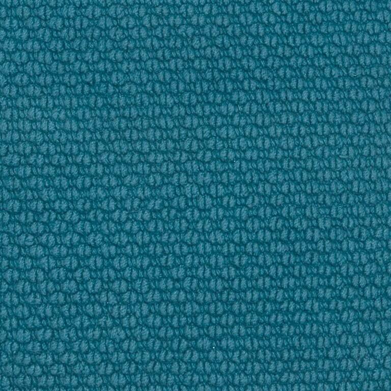 Teal Nubby Textured Modern Throw Pillow