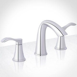 Miseno Bella Widespread Bathroom Faucet - Includes Brass Pop-Up Drain