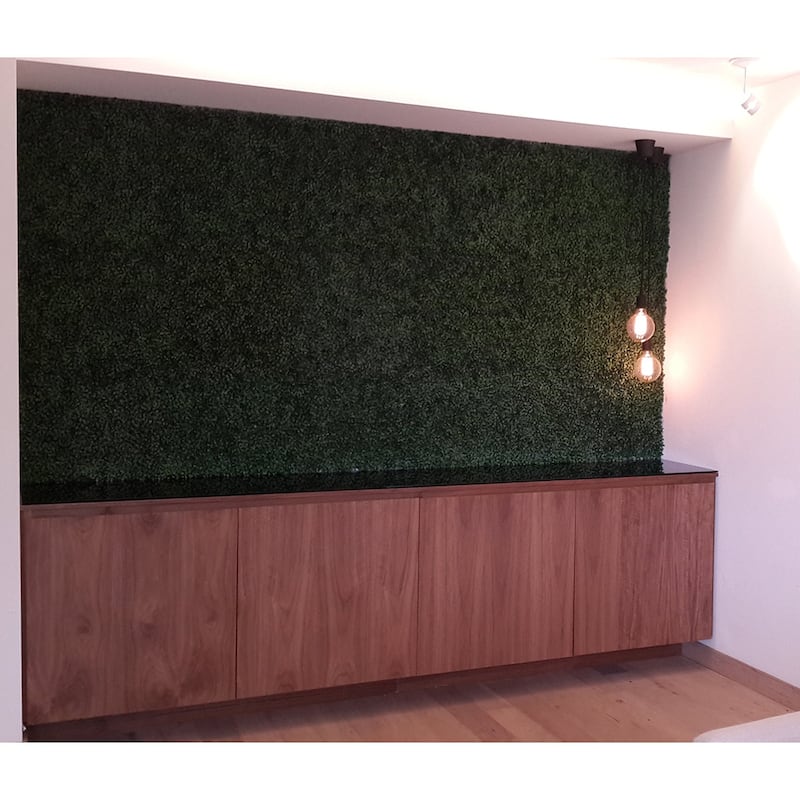 Artificial Green Foliage UV-protected for Outdoor Decor (Set of 4)