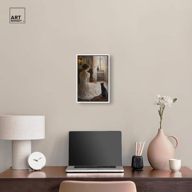 Her Faithful Companion Canvas by Art Remedy