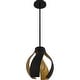 preview thumbnail 1 of 4, Quoizel Pendant One Light Pendant Matte Black