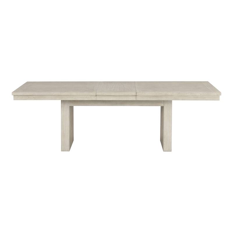 Furniture of America Yetaria Modern Farmhouse 7-Piece Extendable Dining Table Set with Leaf