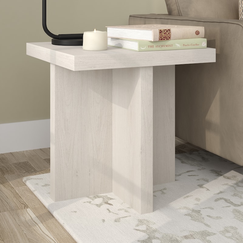 Elna 22" Wide Square Side Table - 22" Wide