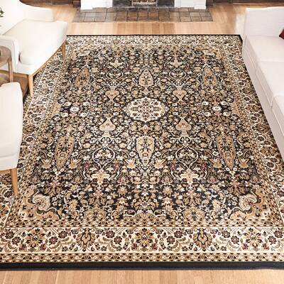 Gertmenian Majestic Vernon Traditional Oriental Floral Wide Border Area Rug