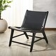 preview thumbnail 29 of 37, SAFAVIEH COUTURE Alanarose Leather Accent Chair - 26"W x 33"D x 33"H