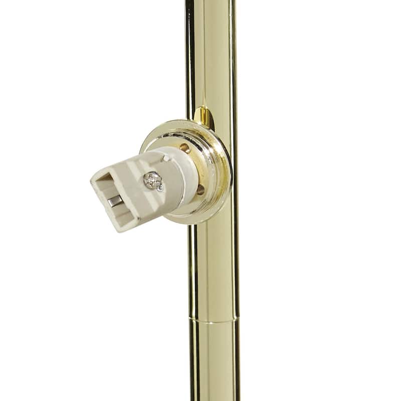 Metal Room Floor Lamp - Gold - CosmoLiving by Cosmopolitan