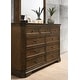 preview thumbnail 9 of 42, Roundhill Furniture Maderne Traditional Wood Panel Bed with Dresser, Mirror, Nightstand, Chest