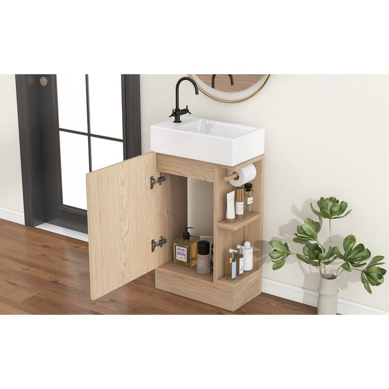 18.6" Bathroom Vanity with Sink