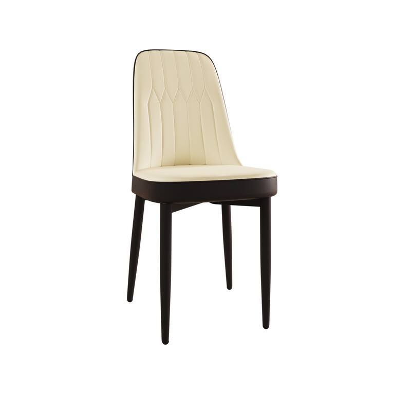 Set Of 4 Dining Chair with Metal Leg