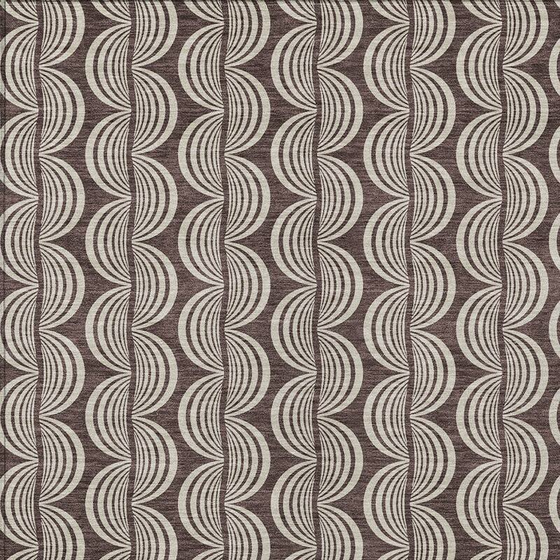 HomeRoots Ogee Transitional Rectangle Outdoor Rug