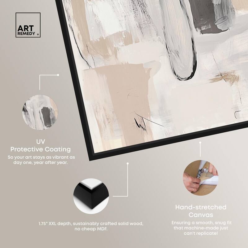 Beauty of Beige I Canvas by Art Remedy