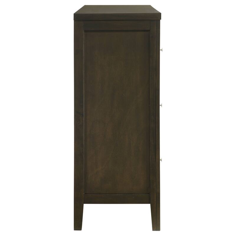 Clement Dark Cocoa 6-drawer Dresser Cabinet