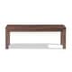 preview thumbnail 9 of 12, Grain Wood Furniture Montauk Solid Wood Backless Bench Rustic Walnut