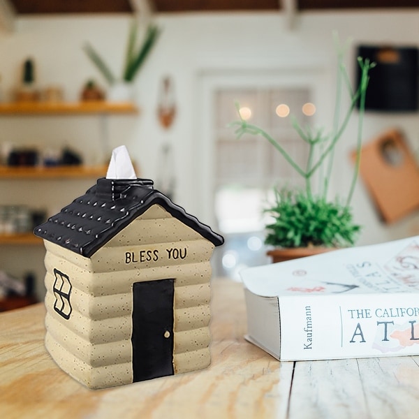 House shaped tissue box cheap cover