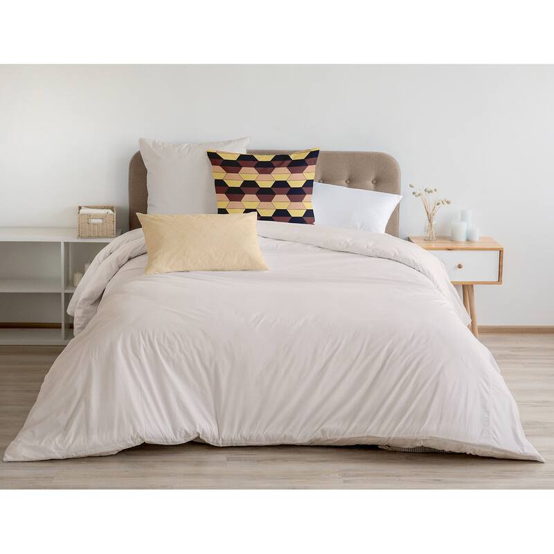 Hex Pattern Decorative Throw Pillow