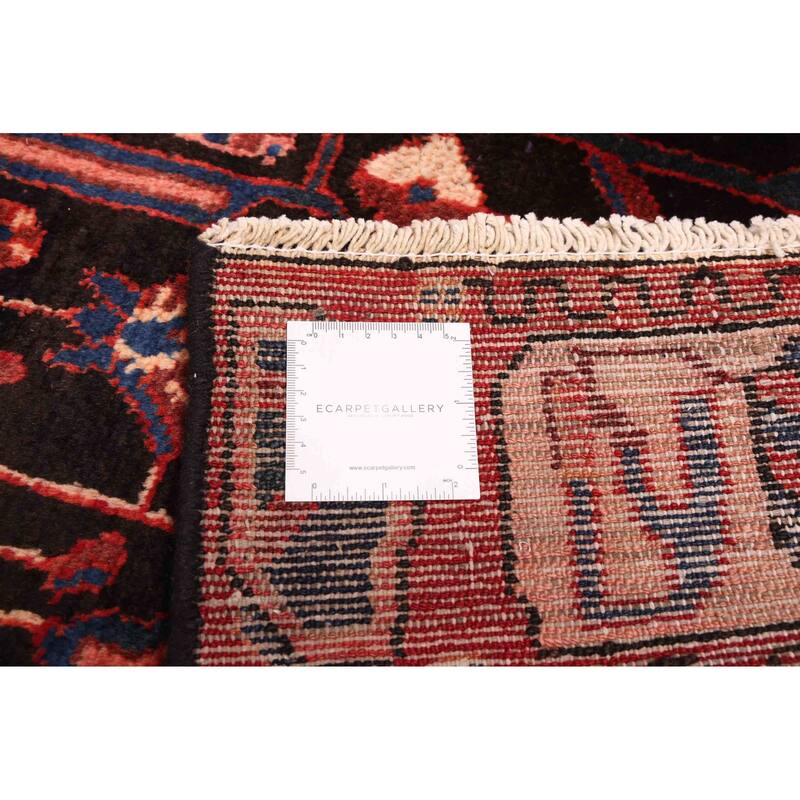 ECARPETGALLERY Hand-knotted Anatolian Vintage Dark Navy Wool Rug - 4'7 x 11'10