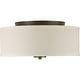 preview thumbnail 6 of 7, Porch & Den Nicki 2-light Semi-flush Mount N/A