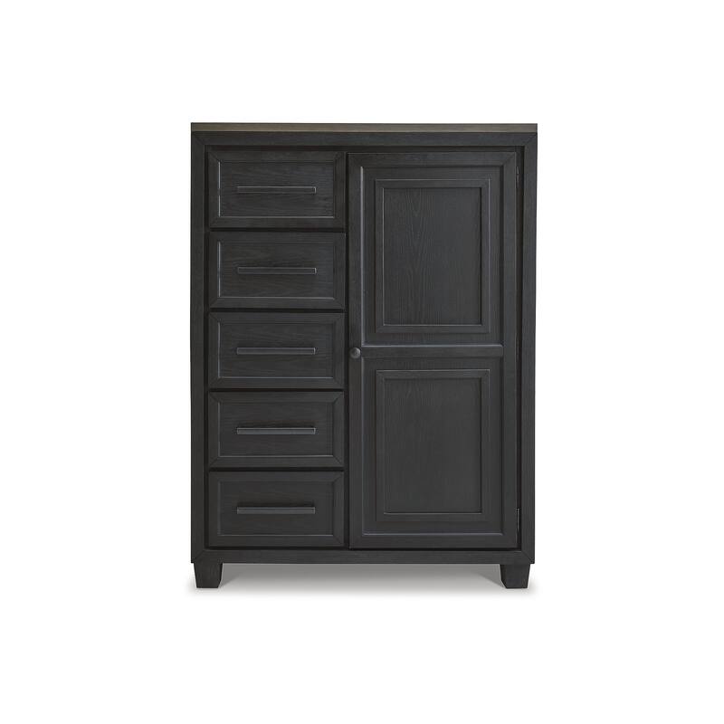 Signature Design by Ashley Foyland Black/Brown Door Chest