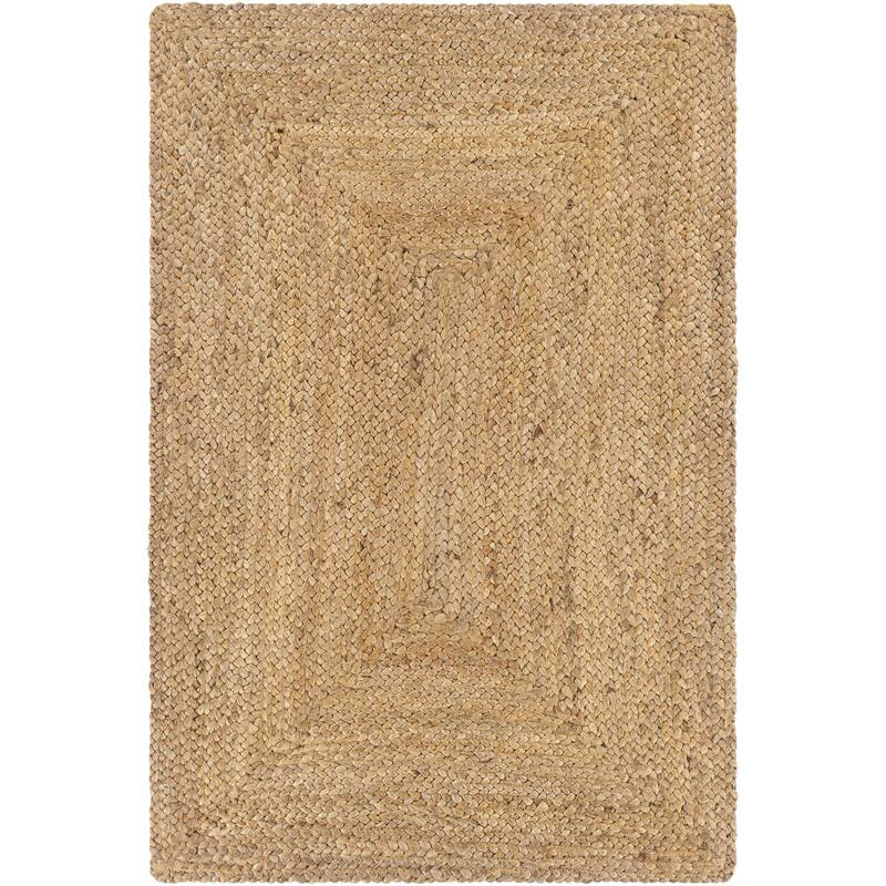 Livabliss Natural Braids Casual Area Rug - 6' x 6' - Tan - Round