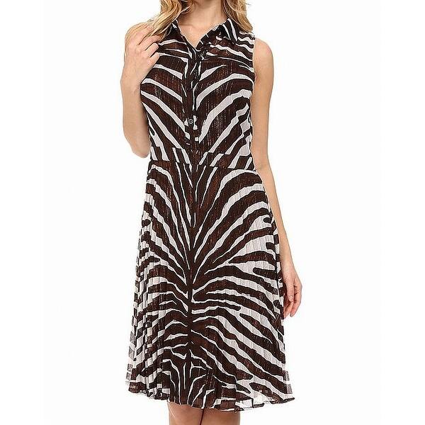 Shop Michael Michael Kors Womens Dress Chocolate Brown Size 2