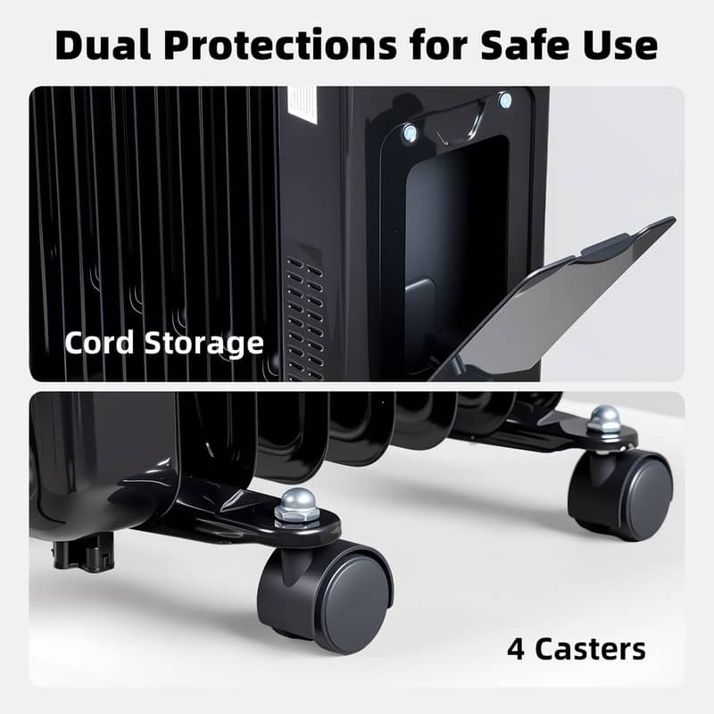 1500-Watt Smart Oil Filled Radiator Heater with WiFi