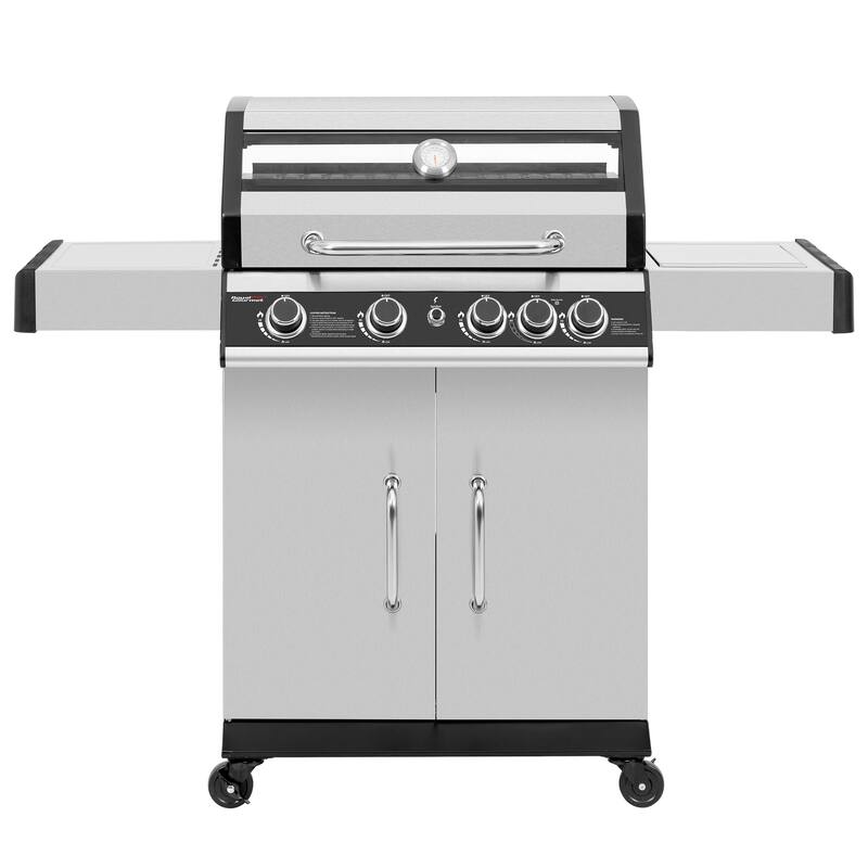 Royal Gourmet 4-Burner Stainless Steel Gas Grill with Side Burner - Propane Gas