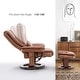 preview thumbnail 9 of 50, MCombo Set of 2 Swivel Recliner with Ottoman, Vibration Massage Lumbar Pillow