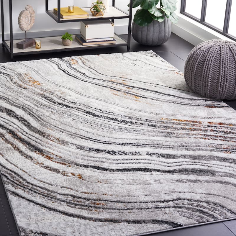 SAFAVIEH Meadow Rifka Modern Abstract Rug - 9' x 12'