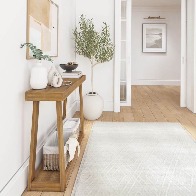 Plank and Beam Classic Console Table with Shelf - 46"
