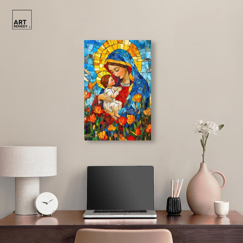 Glass Gospel I Canvas by Art Remedy, Gallery Wrapped