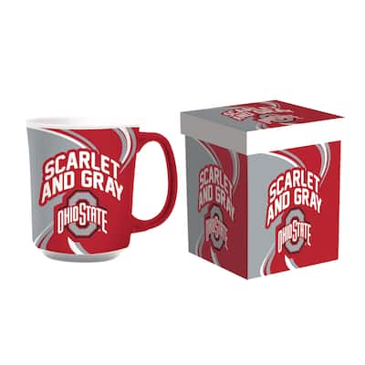 Ohio State University, 14 oz Ceramic Coffee Mug w/ Gift Box