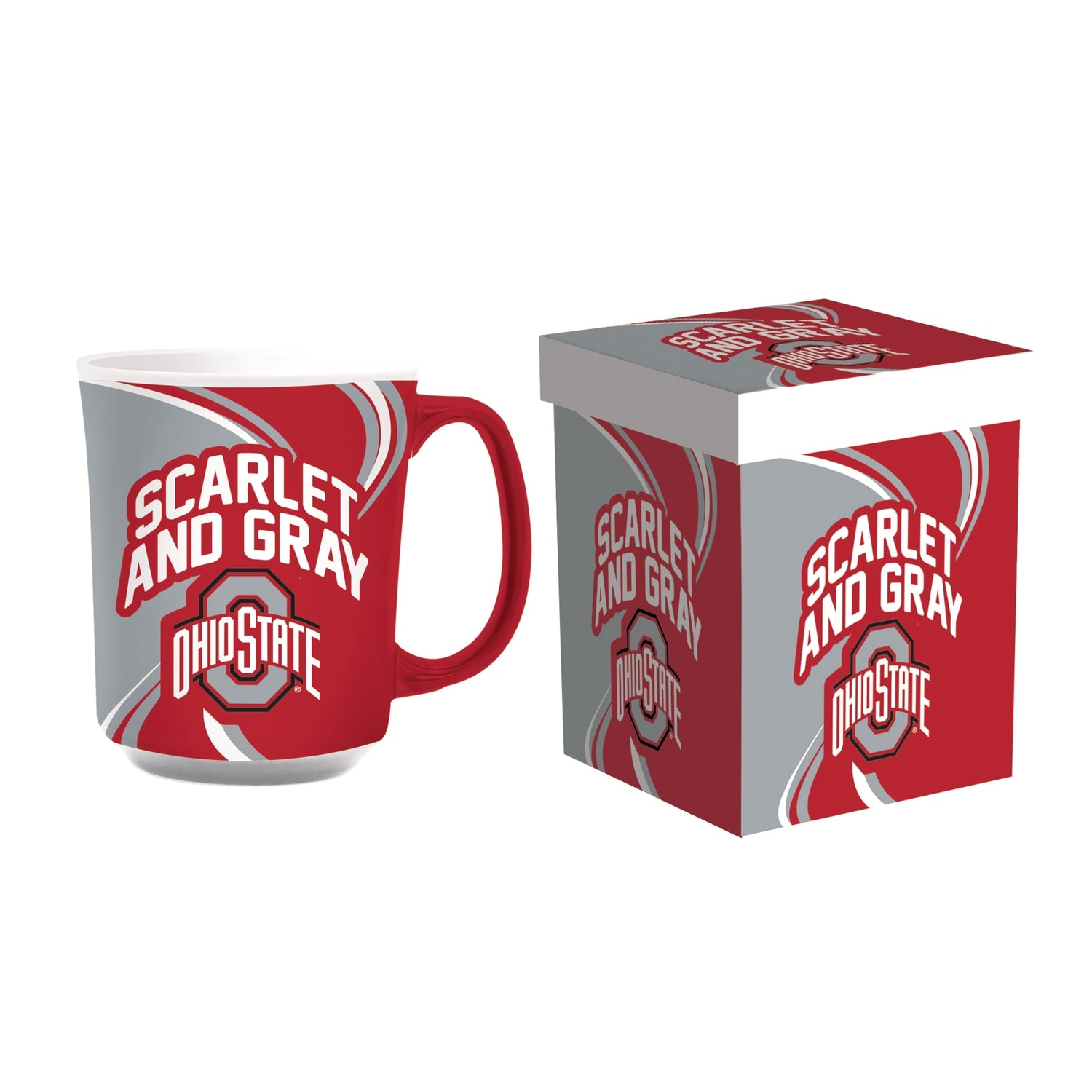 Ohio State University, 14 oz Ceramic Coffee Mug w/ Gift Box