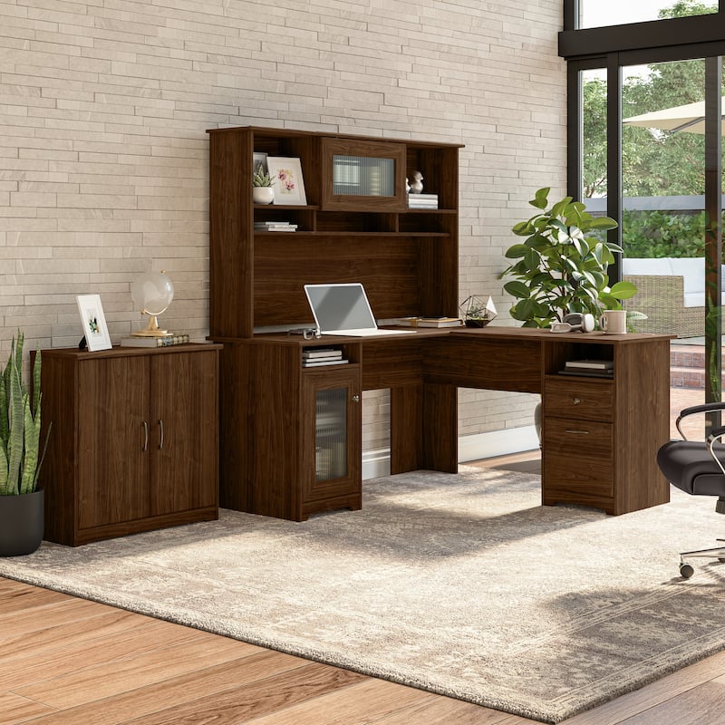 Bush Furniture Cabot Small Storage Cabinet with Doors