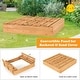 preview thumbnail 6 of 8, Gymax Kids Large Wooden Sandbox Outdoor Cedar Sandpit with 2 Bench