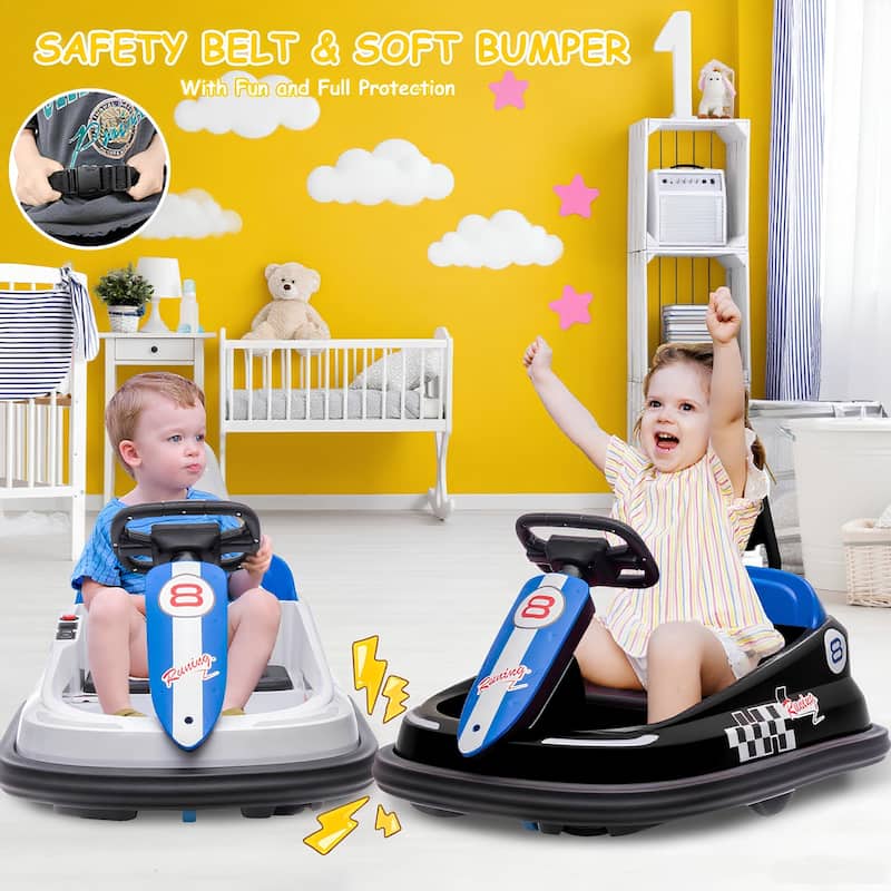 Baby Bumper Car, 6V Electric Ride On Car with 360 Spin