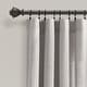 preview thumbnail 102 of 152, Lush Decor Linen Button Single Panel Window Curtain