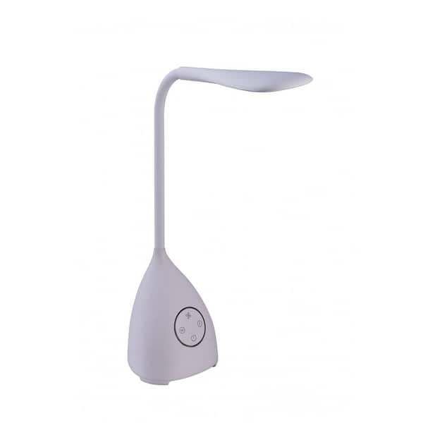 Shop Bostitch Led Desk Lamp With Fan White Free Shipping On