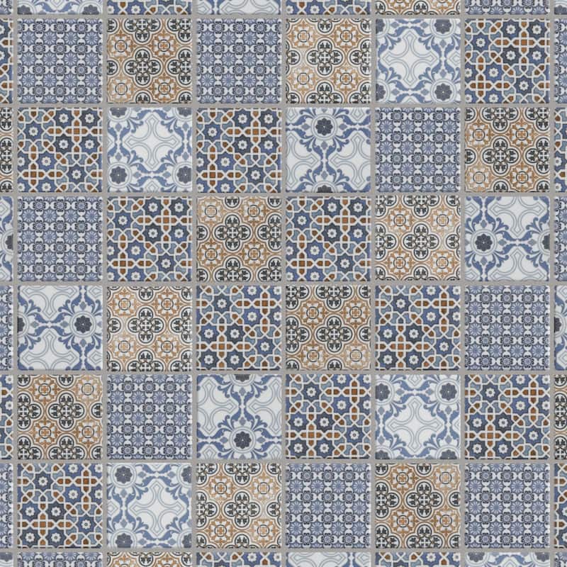 Merola Tile Classico 2" Square Mix 11-3/4" x 11-3/4" Porcelain Mosaic Floor and Wall Tile