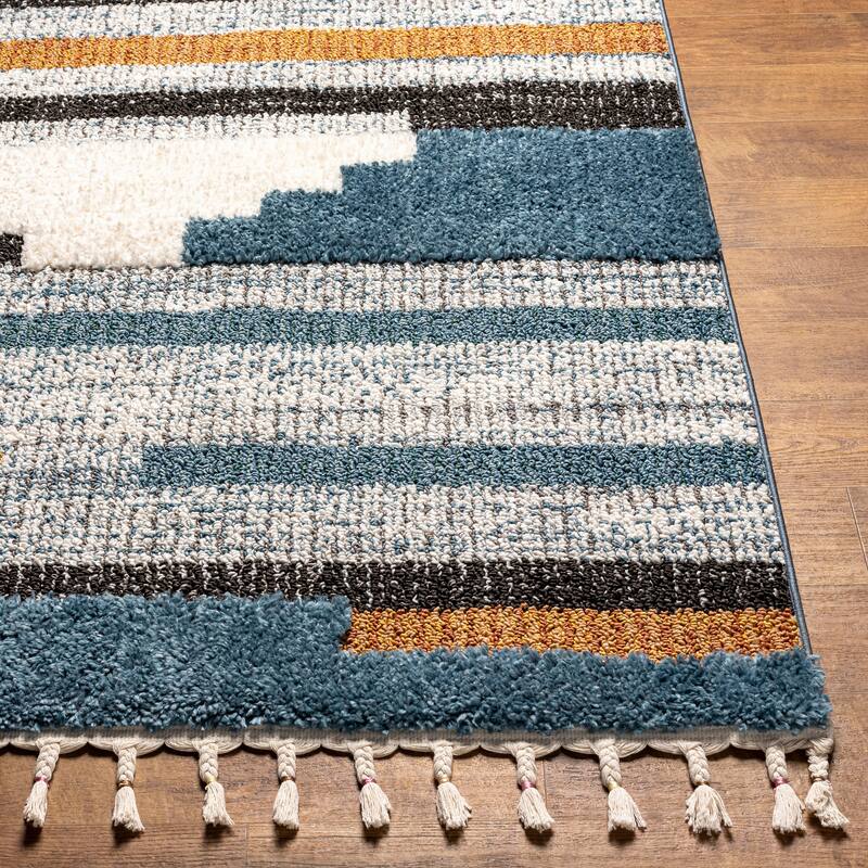Livabliss Imran Boho Shag Area Rug