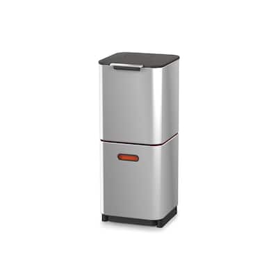 Joseph Joseph Totem Compact 40L Dual Trash Can and Recycle Bin