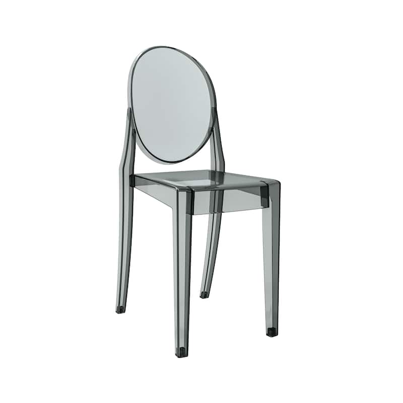 Modern Designs 2 and 4-piece Set of Stackable Transparent Ghost Chairs for Events - N/A