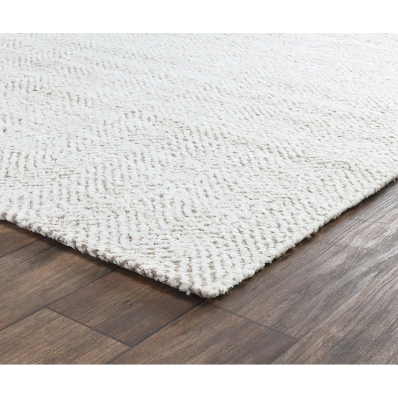 Chevron Handwoven Jute Area Rug by Kosas Home