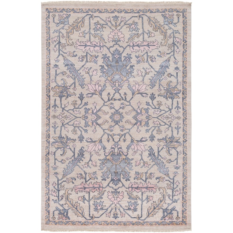 Vilen Updated Traditional Area Rug - 9' x 13' - Charcoal