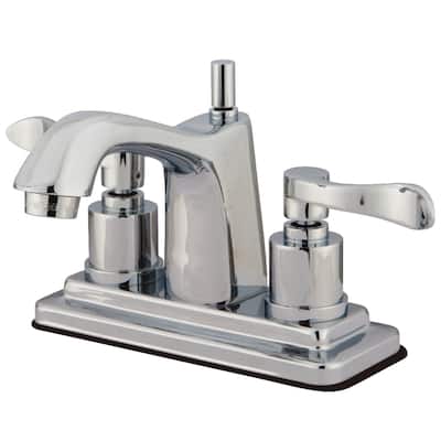 Kingston Brass 1.2 GPM Centerset Bathroom Faucet with Pop-Up Drain