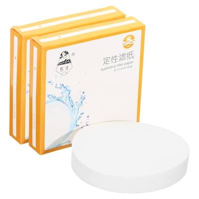 200Pcs 11cm Qualitative Filter Paper Circles, Fast Speed Round Lab Paper