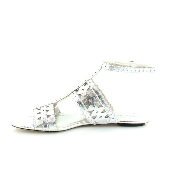 via spiga silver sandals